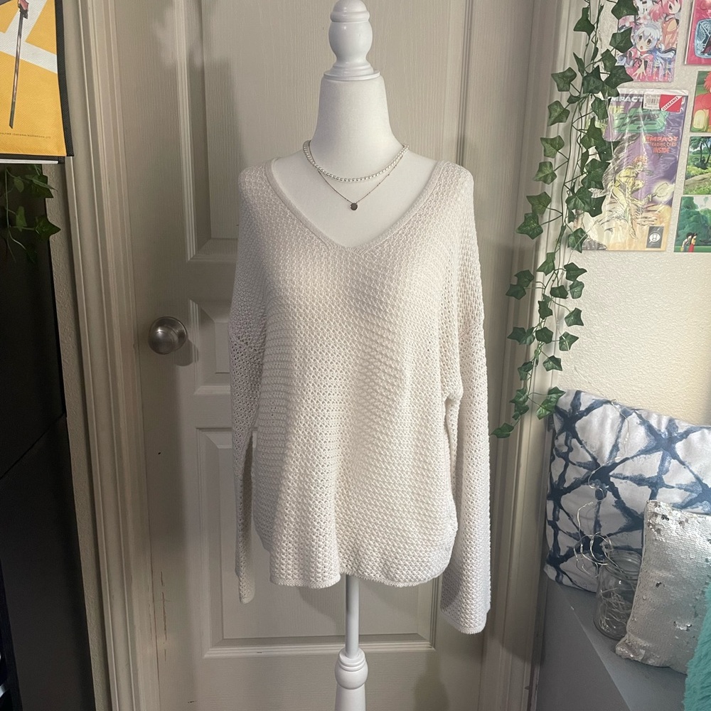 White sweater